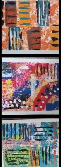 Paint & Snack with Heidi: Textural Abstracts
