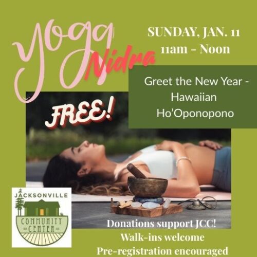 1/11 FREE New Year Yoga Nidra Experience: Adults & Teens