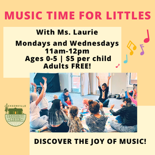 4/6 Music Time for Littles – with Miss Laurie