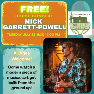 7/21 FREE House Concert with Nick Garrett-Powell
