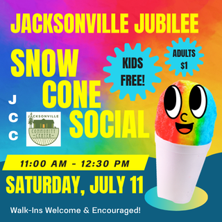 7/11 Jacksonville Jubilee! Snow Cone Social