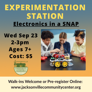 9/23 Experimentation Station: Electronics in a SNAP - with Tori