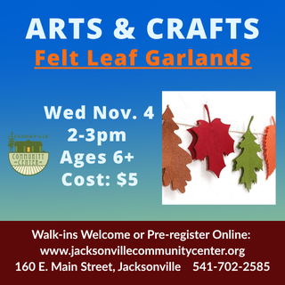 11/4 Kids Art & Crafts with Sarah: Felt Leaf Garlands